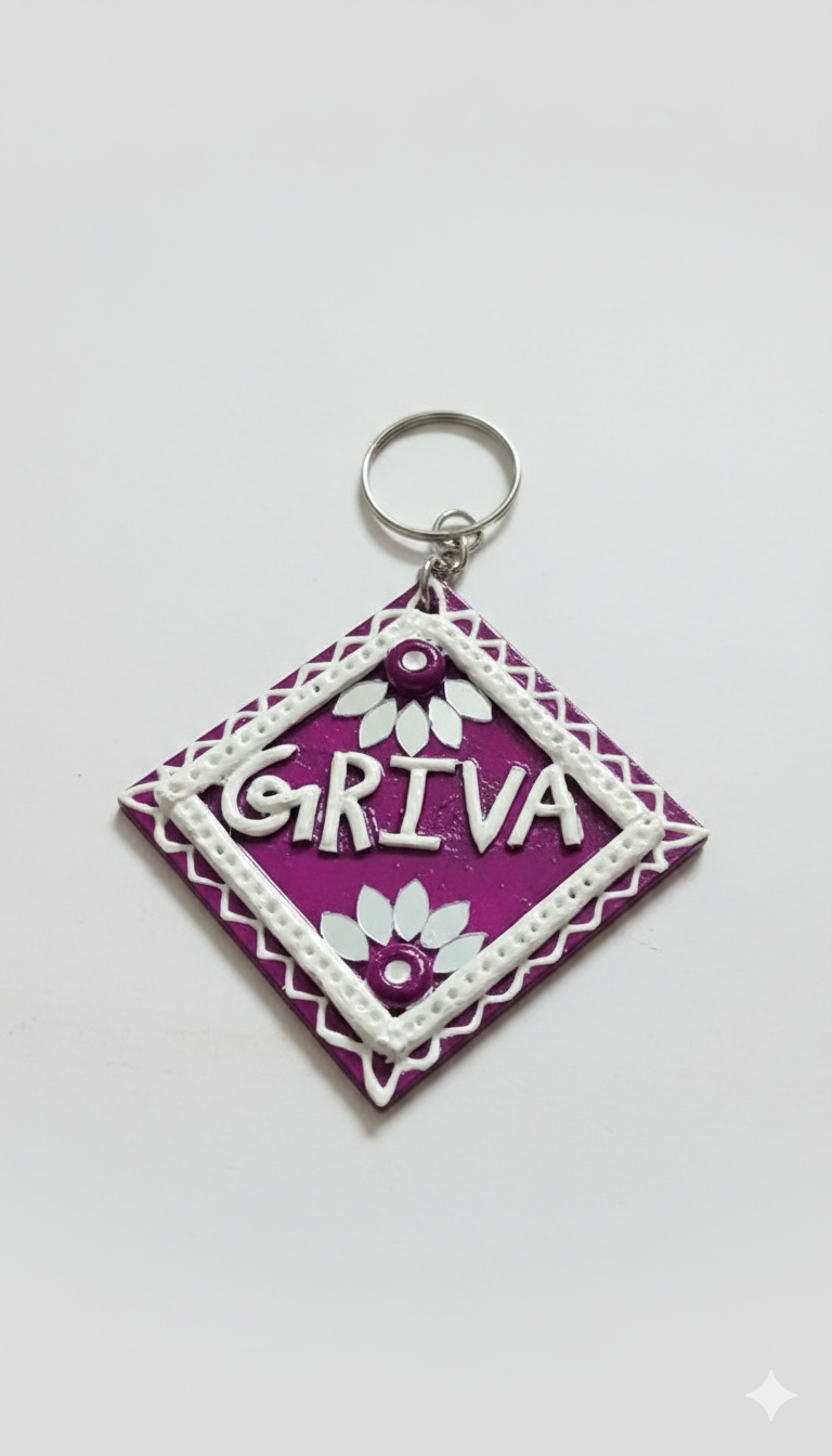 Full name keychain 